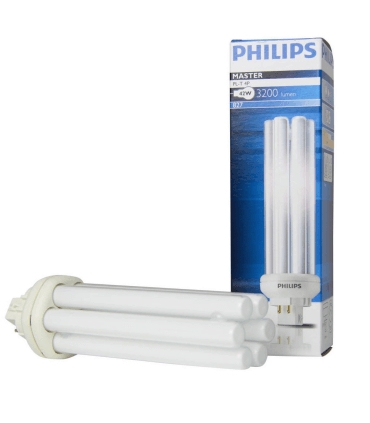 Lampe Philips Master PL-T  42W 827 Blanc chaud 4picots GX24q-4