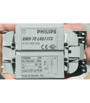 Ballast Philips Ferromagnétique 70W 230/240V 50hz