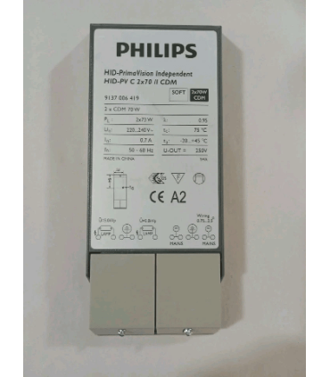 Philips ballast 2x70w 240v pour 2 lampes iodure.