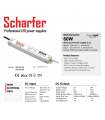 Alimentation LED Métallique SCHARFER 60W 24v 2.5A Etanche IP67 SCH-60-24