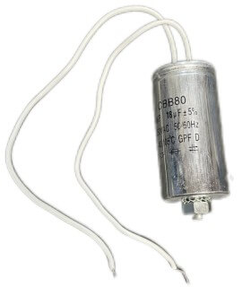 Condensateur MKP 18 µF 250VAC câblé