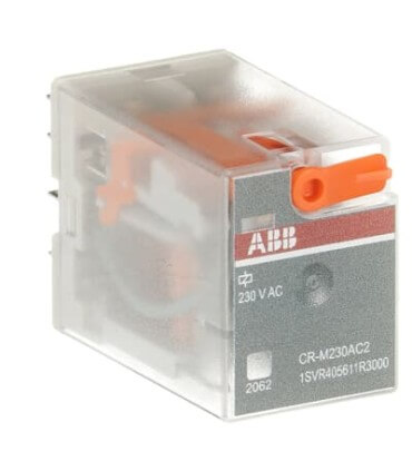 ABB Relais de puissance CR-M, 1 RT, bobine 230V c.a. Enfichable