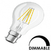 Ampoule LED Tungsram A60  8W substitut 60W 810lumen blanc chaud 2700K dimmable B22