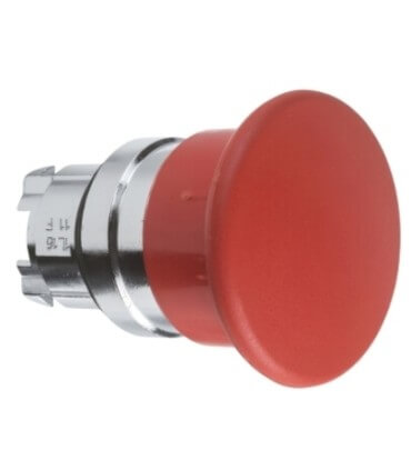 Tête de bouton poussoir Schneider Electric, Harmony XB4 Rouge, Ø découpe 22mm, Momentané