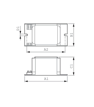 Philips Ballast ferromagnétique BSN 150 K427-ITS 150W pour les lampes Sodium ou Iodures BSN 150 K427-ITS