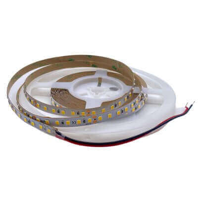 Ruban led 9,6w 3000k blanc neutre 24v 120led ip33 5m