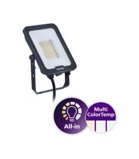 Philips - Ledinaire Projecteurs tout-en-un, 50 W, 5500 lm,6000 lm,3000 K,4000 K,6500 K,CRI80, Symétrique, IP65