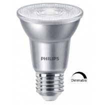 Ampoule LEDspot Philips Master PAR20 6w substitut 50w 515 lumens Blanc neutre 3000K dimmable E27