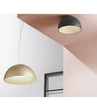 LUCE AMBIENTE E DESIGN Suspension LED coco gold en métal 40W CCT 50 cm