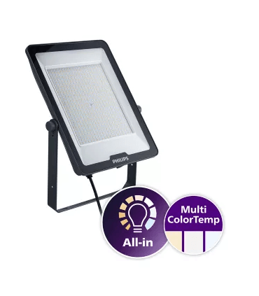 Philips - Projecteur Ledinaire 200W 22000 lumen 3000K- 4000K-6500K couleur sélectionnable IP65