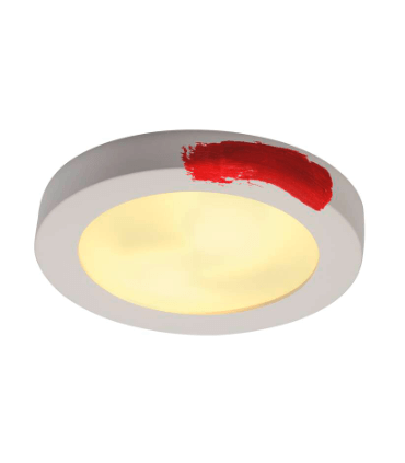 SLV - PLASTRA 105 plafonnier intérieur, blanc, E27