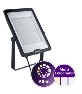 Philips - Projecteur Ledinaire 100W 12000 lumen 3000K- 4000K-6500K couleur sélectionnable IP65