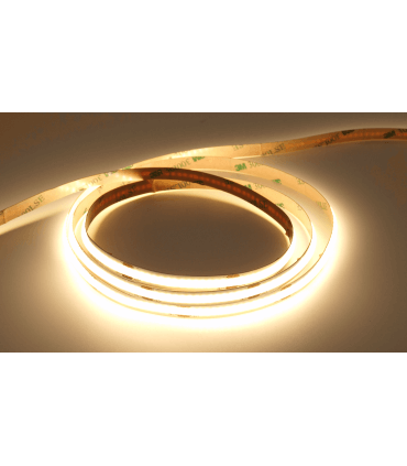Ruban LED COB 8W/mètre 24V 320LED/mètre BLANC 4000k 5m