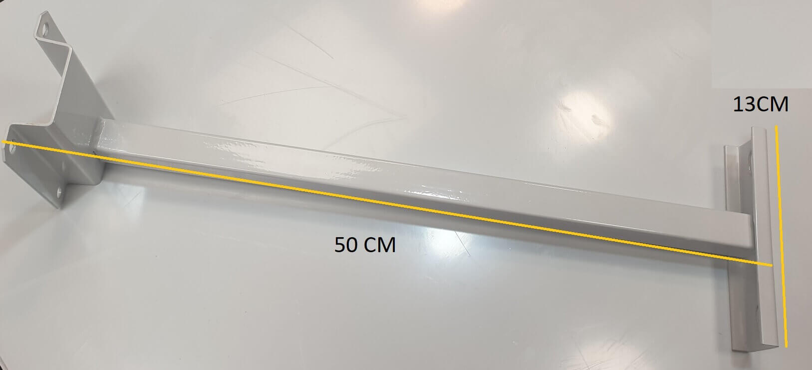 Bras de déport Blanc 50 cm pour Projecteur LED